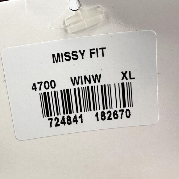 Cherokee Authentic Scrubs Workwear Top Womens Missy Fit XL NWT Wine V-neck - Picture 5 of 6